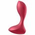 Satisfyer Backdoor Lover - oplaadbare waterdichte anale vibrator (rood)