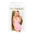 Penthouse Zoet & Pikant - halter jurk en string (roze) - M/L