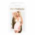 Penthouse Zoet & Pittig - Halterjurk en String (wit) - M/L