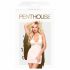 Penthouse Zoet & Pittig - Halterjurk en String (wit) - L/XL