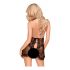 Penthouse Libido Boost - kanten babydoll en string (zwart) - M/L