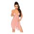 Penthouse Zoet Beest - roze babydoll en string - M/L