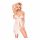 Penthouse Sweet Beast - rozenkleurige babydoll + string (roze) - M/L