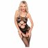 Penthouse Hot Nightfall - zigzag, open net set (zwart)