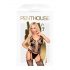 Penthouse Love Bud - kanten open net set (zwart) - XL