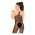 Penthouse Love on Fire - Sparkling Sheer Bodysuit with Thong (Black) 