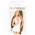 Penthouse Earth-shaker - Halter jurk en string (wit)