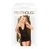 Penthouse Earth-shaker - halter jurk en string (zwart)