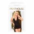 Penthouse Earth-shaker - halter jurk en string (zwart) - M/L