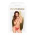 Penthouse Hot Vakantie - rode kanten string met strikjes