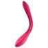 Satisfyer Elastic Joy - oplaadbare, flexibele paarvibrator (rood)