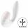 Satisfyer Supernova - oplaadbare luchtdruk 2in1 vibrator (wit)