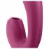 Satisfyer Sunray - oplaadbare luchtdruk 2in1 vibrator (rood)