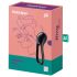 Satisfyer Majestic Duo - oplaadbare, waterdichte penisring (zwart)