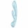 Satisfyer Triple Oh - oplaadbare vibrator met clitorisstimulatie (blauw)