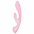 Satisfyer Triple Oh - oplaadbare clitoristril (roze)