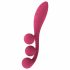 Satisfyer Tri Ball 1 - oplaadbare multifunctionele vibrator (rood)