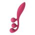 Satisfyer Tri Ball 1 - oplaadbare multifunctionele vibrator (rood)