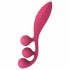 Satisfyer Tri Ball 1 - oplaadbare multifunctionele vibrator (rood)