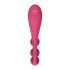 Satisfyer Tri Ball 1 - oplaadbare multifunctionele vibrator (rood)