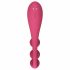 Satisfyer Tri Ball 1 - oplaadbare multifunctionele vibrator (rood)