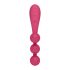 Satisfyer Tri Ball 1 - oplaadbare multifunctionele vibrator (rood)