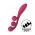 Satisfyer Tri Ball 1 - oplaadbare multifunctionele vibrator (rood)