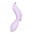 Satisfyer Curvy Trinity 2 - Oplaadbare luchtgolven 2in1 vibrator (paars)