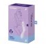 Satisfyer Curvy Trinity 2 - Oplaadbare luchtgolven 2in1 vibrator (paars)