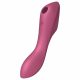 Satisfyer Curvy Trinity 3 - oplaadbare luchtgolven 2-in-1 vibrator (rood)