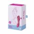 Satisfyer Curvy Trinity 3 - oplaadbare luchtgolven 2-in-1 vibrator (rood)