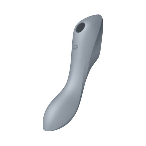 Satisfyer Curvy Trinity 3 - oplaadbare luchtgolf 2in1 vibrator (grijs)