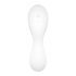 Satisfyer Curvy Trinity 5+ - slimme luchtgolven 2in1 vibrator (wit)