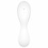 Satisfyer Curvy Trinity 5+ - slimme luchtgolven 2in1 vibrator (wit)