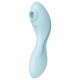 Satisfyer Curvy Trinity 5+ - slimme luchtdruk 2in1 vibrator (blauw)