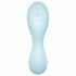 Satisfyer Curvy Trinity 5+ - slimme luchtdruk 2in1 vibrator (blauw)