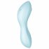 Satisfyer Curvy Trinity 5+ - slimme luchtdruk 2in1 vibrator (blauw)