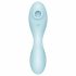 Satisfyer Curvy Trinity 5+ - slimme luchtdruk 2in1 vibrator (blauw)