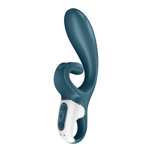 Satisfyer Hug Me - slimme vibrator met clitorisstimulator (grijs-blauw)