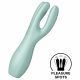 Satisfyer Threesome 3 - oplaadbare clitorisvibrator (mint)