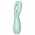 Satisfyer Threesome 3 - oplaadbare clitorisstimulator (mint)