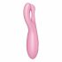 Satisfyer Threesome 4 - slimme clitorale vibrator (roze)