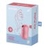 Satisfyer Cotton Candy - oplaadbare luchtdruk clitorisvibrator (koraal)