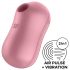 Satisfyer Cotton Candy - oplaadbare luchtdruk clitorisstimulator (koraal)