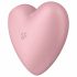 Satisfyer Cutie Heart - oplaadbare luchtdruk clitoris vibrator (roze)