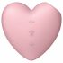 Satisfyer Cutie Heart - oplaadbare luchtdruk clitoris vibrator (roze)