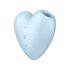 Satisfyer Cutie Heart - opvouwbare lucht vibrator (blauw)