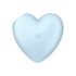 Satisfyer Cutie Heart - opvouwbare lucht vibrator (blauw)