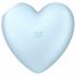 Satisfyer Cutie Heart - opvouwbare lucht vibrator (blauw)