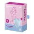 Satisfyer Cutie Heart - opvouwbare lucht vibrator (blauw)